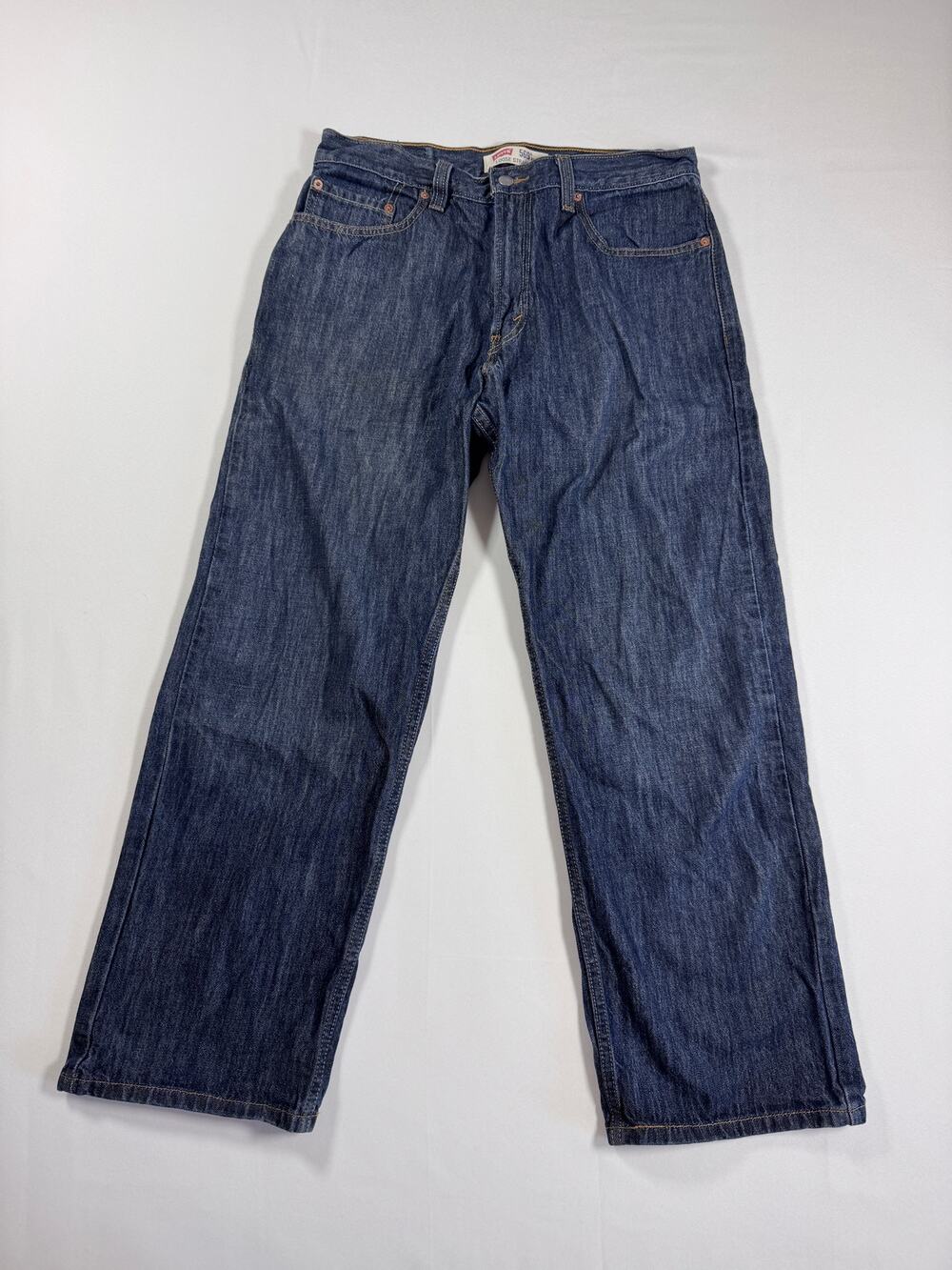 Vintage 2004 Levi’s 569 Jeans Mens 34x28 Loose Straight Dark Wash Denim Baggy